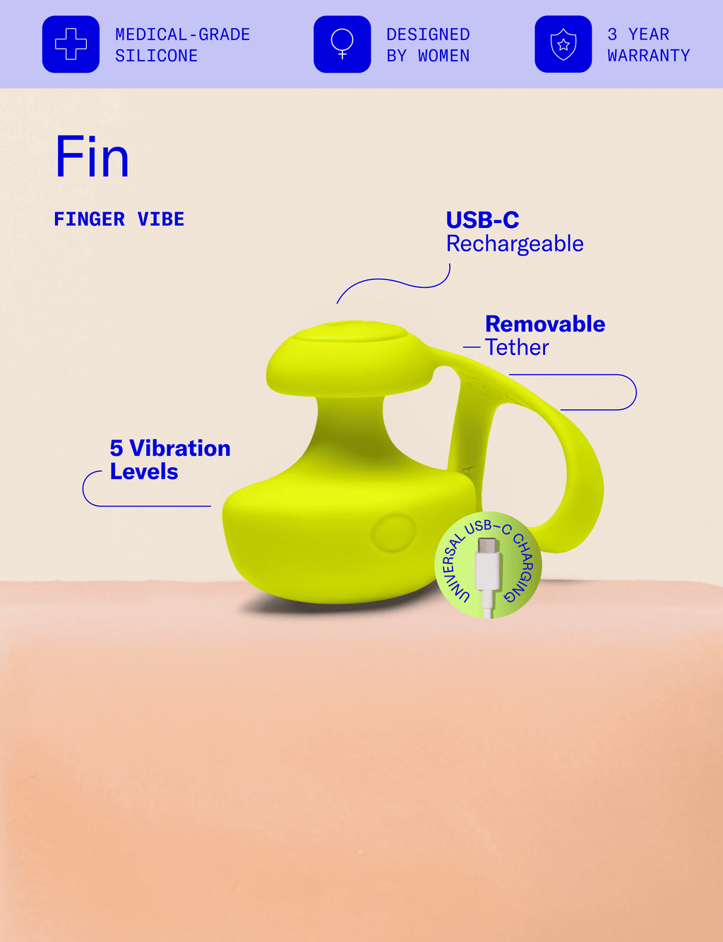 Fin, Finger Vibrator