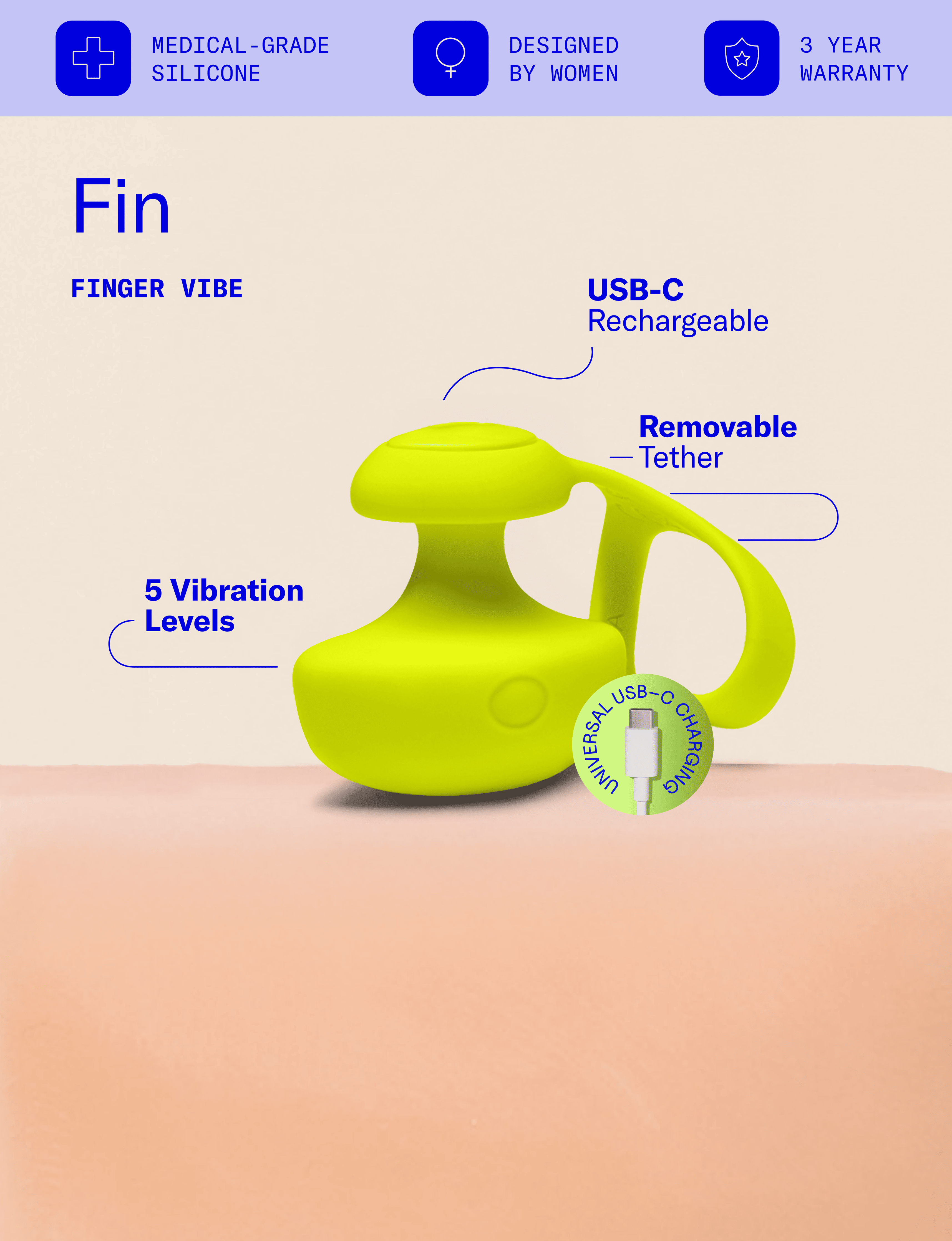 Fin, Finger Vibrator