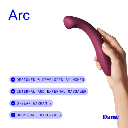 Arc Vibrator - Plum | G-Spot & Clitoral Stimulation