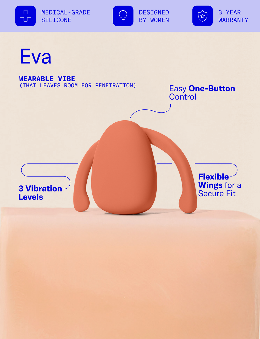 Eva, Hands-free Couples Vibrator